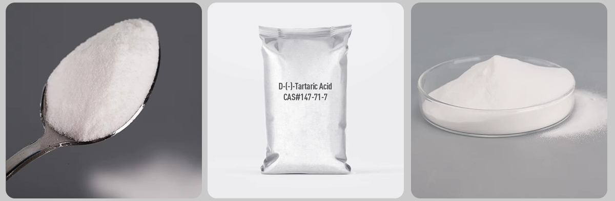 حمض د-(-)-الطرطريك #147-71-7 حمض د-(-)-الطرطريك #147-71-7