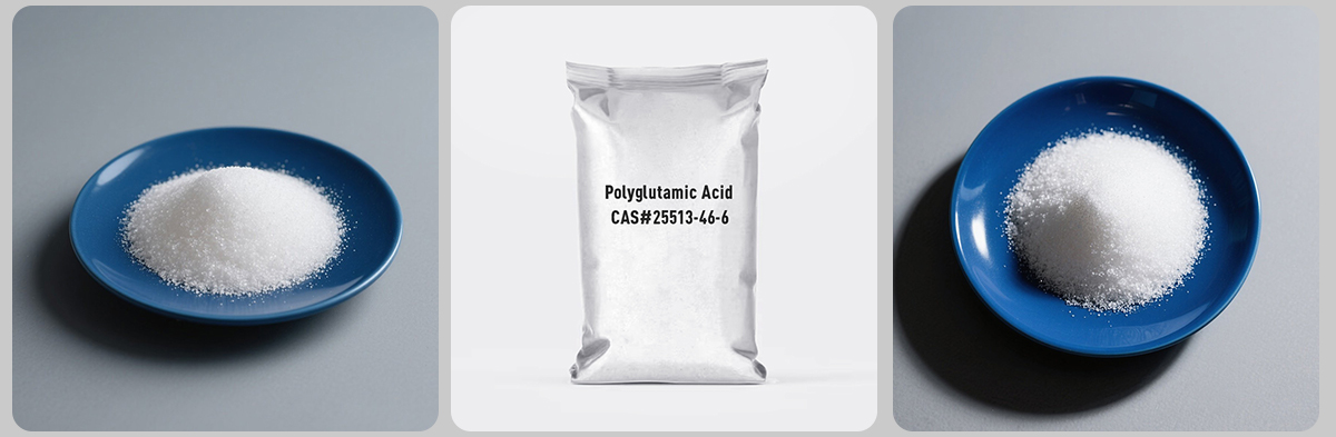 Polyglutamic Acid CAS#25513-46-6  Polyglutamic Acid CAS#25513-46-6
